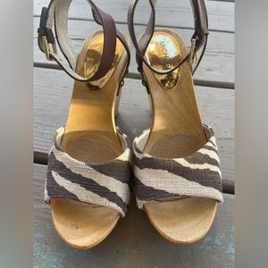 Michael Kors wedge shoes